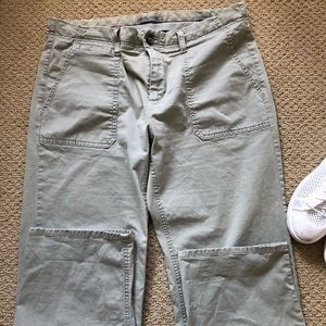 Wide leg chinos by Banana Republic